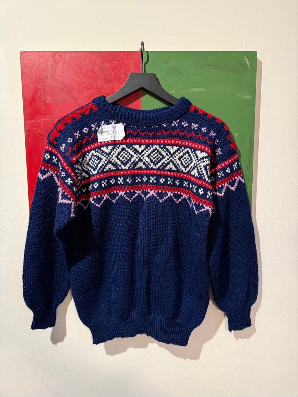 Handmade Local Norwegian Wool Sweater